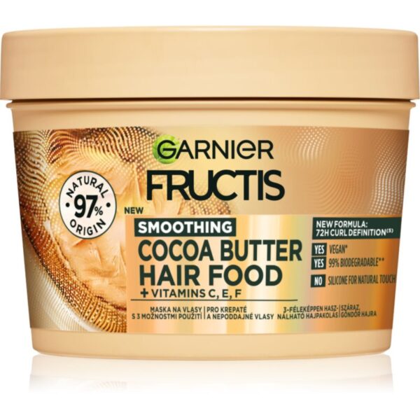 Garnier Fructis Cocoa Butter Hair Food masca de par hranitoare cu unt de cacao 390 ml-ro