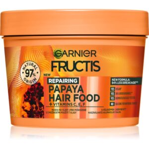 Garnier Fructis Papaya Hair Food mască regeneratoare pentru părul deteriorat 400 ml-ro
