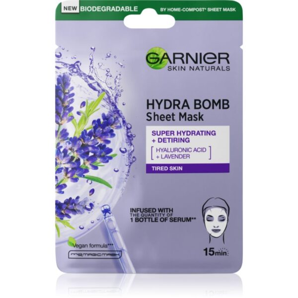 Garnier Hydra Bomb masca de celule cu efect hidrantant si hranitor 28 g-Țena