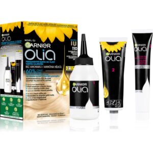 Garnier Olia Big Kit Culoare permanenta pentru par culoare 110 Super Light Natural Blonde 1 buc-Țena