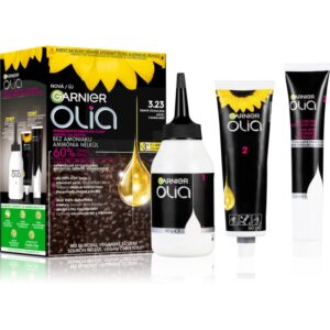 Garnier Olia Big Kit Culoare permanenta pentru par culoare 3.23 Dark Chocolate 1 buc-ro