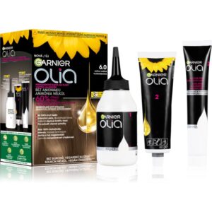 Garnier Olia Big Kit Culoare permanenta pentru par culoare 6.0 Light Brown 1 buc-Țena