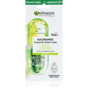 Garnier Skin Naturals Ampoule Sheet Mask masca de celule cu efect de curatare si reimprospatare 15 g-ro