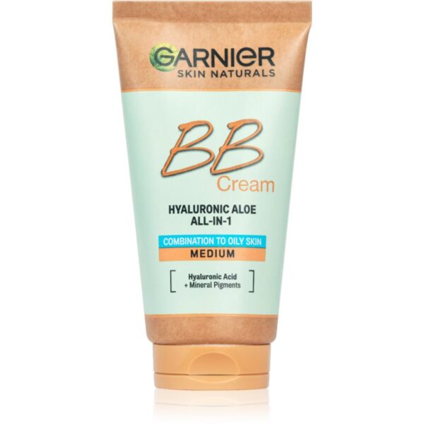 Garnier Skin Naturals BB Cream crema BB pentru ten gras și mixt culoare Medium 50 ml-ro