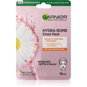 Garnier Skin Naturals Moisture+Comfort mască cu efect calmant și super hidratant pentru piele uscata spre sensibila 28 g-ro