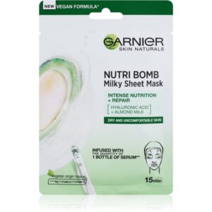 Garnier Skin Naturals Nutri Bomb mască textilă nutritivă pentru tenul uscat 32 g-Țena