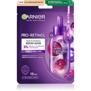 Garnier Skin Naturals Pro-Retinol mască textilă pentru netezire 22 g-Țena