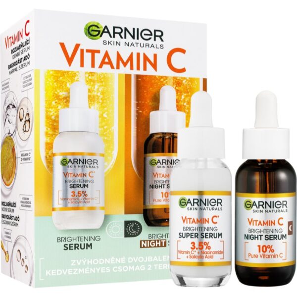 Garnier Skin Naturals Vitamin C set pentru îngrijirea pielii 2 x 30 ml-Țena