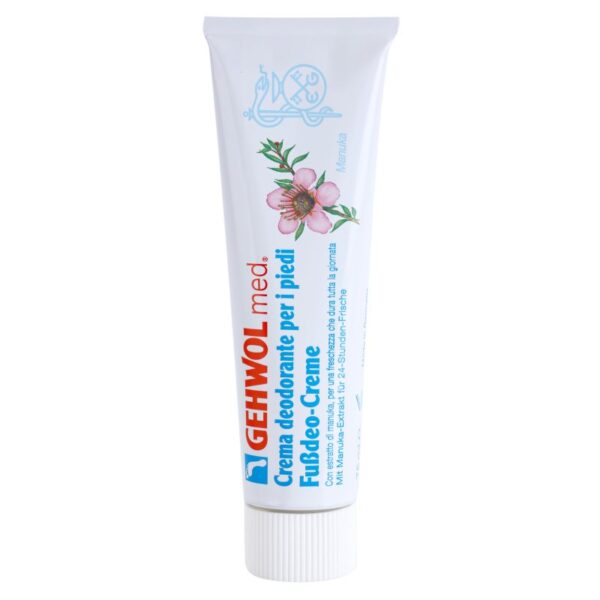 Gehwol Med deodorant crema intensiva cu protecție de lungă durată pentru picioare 75 ml-Țena