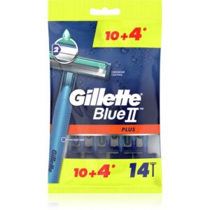 Gillette Blue II Plus aparat de ras de unică folosință pentru barbati 14 buc-Țena