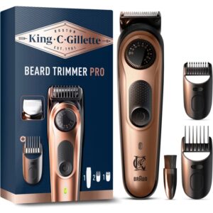 Gillette King C. Beard Trimmer PRO de tuns barba pentru barbati 1 buc-Țena