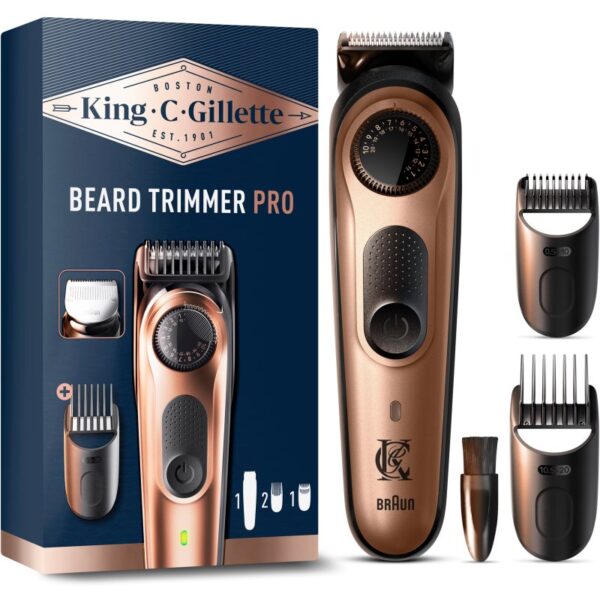 Gillette King C. Beard Trimmer PRO de tuns barba pentru barbati 1 buc-Țena