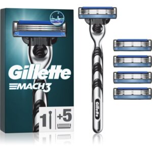 Gillette Mach3 Aparat de ras + rezervă lame 5 buc-ro