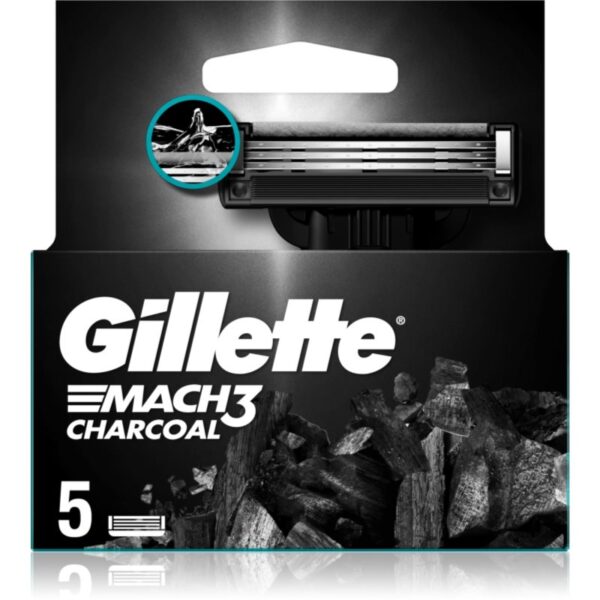 Gillette Mach3 Charcoal rezerva Lama 5 buc-ro