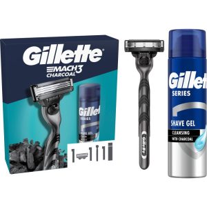 Gillette Mach3 Charcoal set cadou pentru barbati-Țena