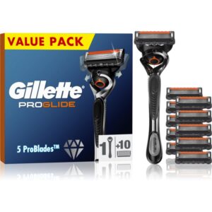 Gillette ProGlide Aparat de ras + rezervă lame 10 buc-Țena