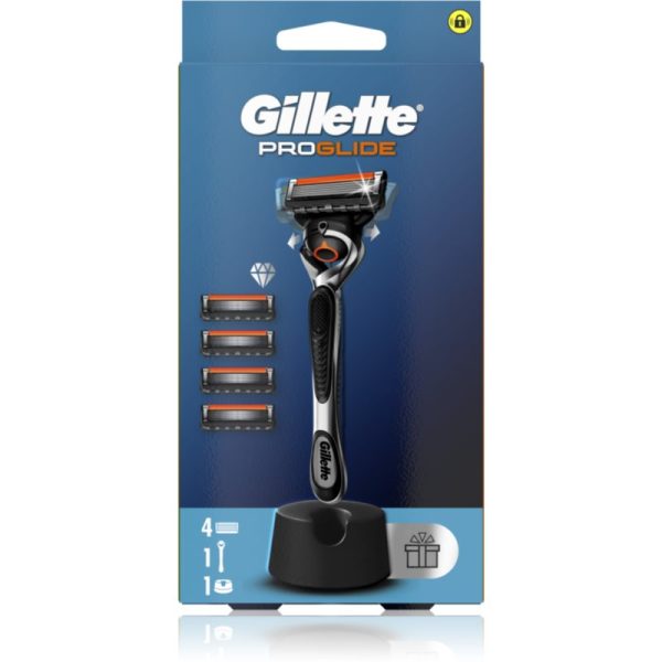 Gillette ProGlide aparat de ras cu suport + lame de rezervă 4 buc-ro