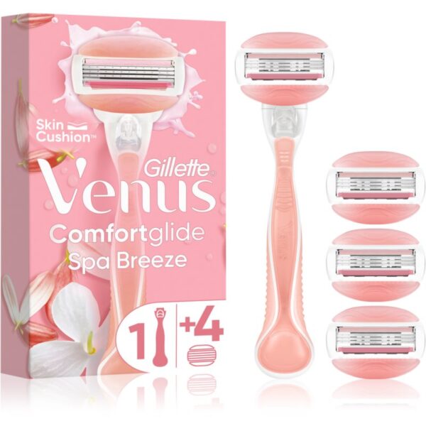 Gillette Venus ComfortGlide Spa Breeze Aparat de ras pentru femei + lame de rezervă 4 buc-ro