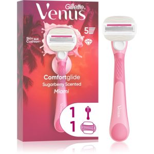 Gillette Venus Comfortglide Sugarberry Miami epilator pentru femei cu suport pentru duș 1 buc-ro