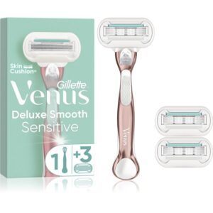 Gillette Venus Deluxe Smooth Sensitive Rosegold Aparat de ras + rezervă lame 3 buc-ro