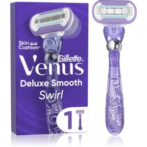 Gillette Venus Deluxe Smooth Swirl Aparat de ras + rezervă lame 1 buc-Țena