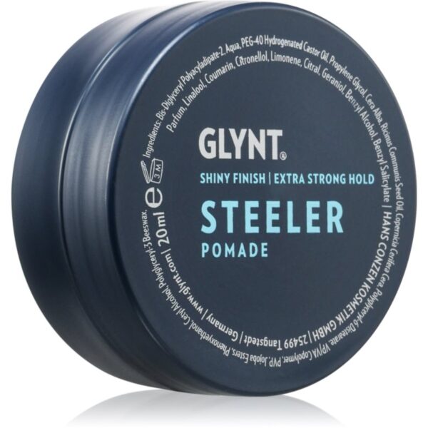 Glynt Steeler Pomade alifie pentru par pe bază de apă cu fixare foarte puternica 20 ml-ro