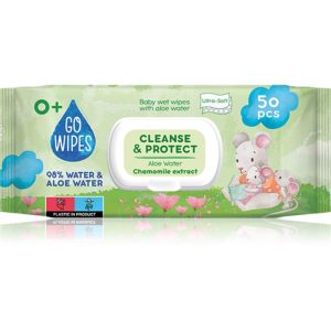 GoWipes Cleanse & Protect Chamomile extract servetele delicate pentru copii cu aloe vera 50 buc-ro