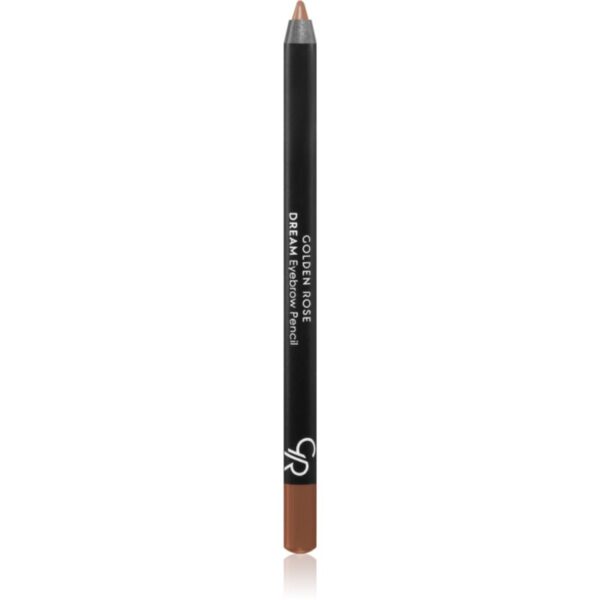Golden Rose Dream creion pentru sprancene cu pensula culoare 308 Light Brown 1.4 g-ro