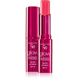 Golden Rose Glow Kiss balsam de buze colorat SPF 15 culoare 03 Berry Pink 3 g-ro