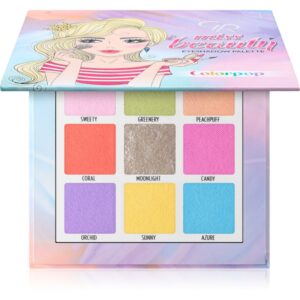 Golden Rose Miss Beauty paletă cu farduri de ochi culoare Colorpop 9x13 g-Țena