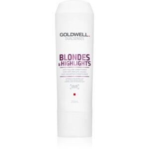 Goldwell Dualsenses Blondes & Highlights balsam pentru păr blond neutralizeaza tonurile de galben 200 ml-Țena