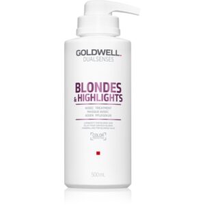 Goldwell Dualsenses Blondes & Highlights masca pentru regenerare neutralizeaza tonurile de galben 500 ml-Țena