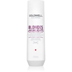 Goldwell Dualsenses Blondes & Highlights șampon pentru păr blond neutralizeaza tonurile de galben 250 ml-Țena