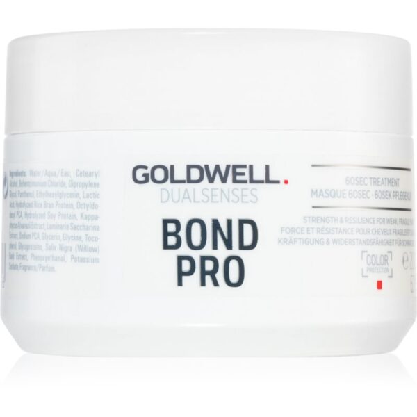 Goldwell Dualsenses Bond Pro mască regeneratoare pentru părul deteriorat 200 ml-Țena