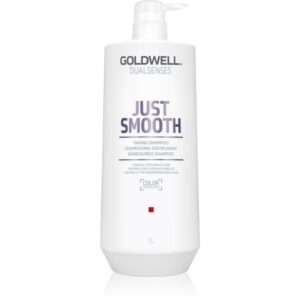 Goldwell Dualsenses Just Smooth sampon pentru indreptarea parului pentru par indisciplinat 1000 ml-Țena