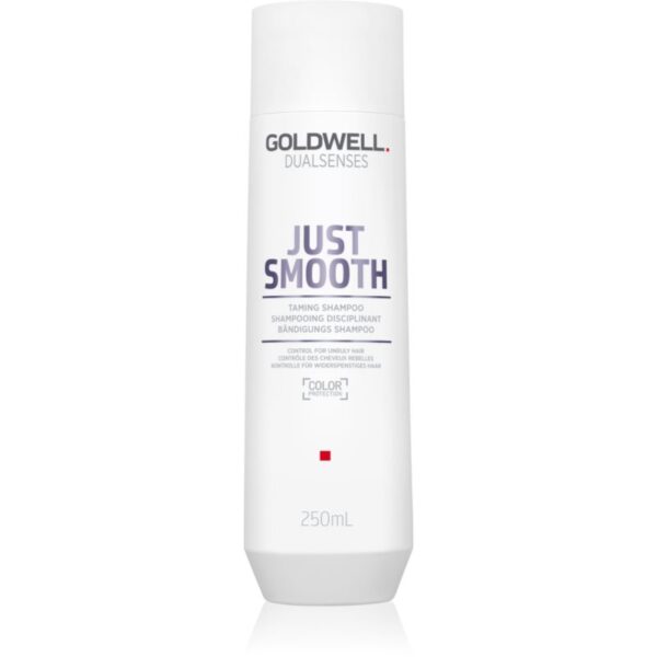 Goldwell Dualsenses Just Smooth sampon pentru indreptarea parului pentru par indisciplinat 250 ml-Țena