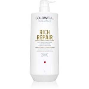 Goldwell Dualsenses Rich Repair balsam pentru regenerare pentru păr uscat și deteriorat 1000 ml-Țena