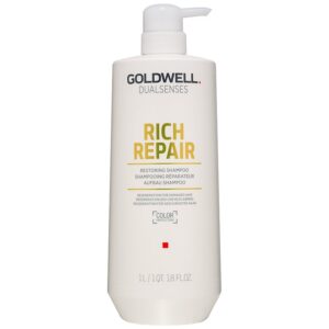 Goldwell Dualsenses Rich Repair șampon regenerator pentru păr uscat și deteriorat 1000 ml-Țena