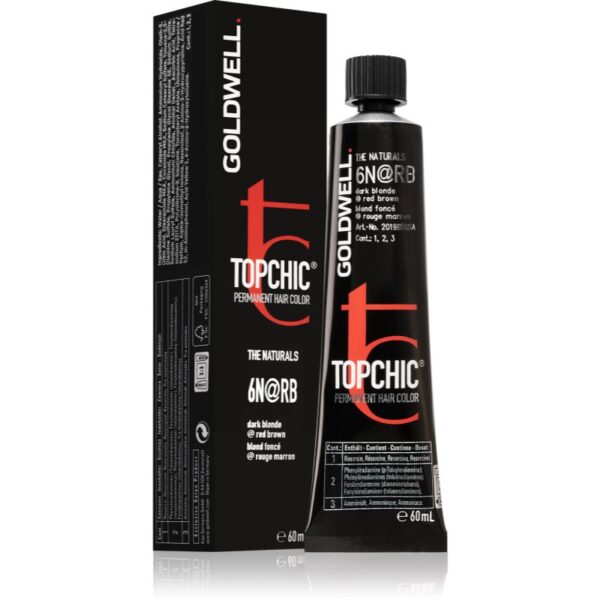 Goldwell Topchic Permanent Hair Color culoare par culoare 6N@RB 60 ml-ro
