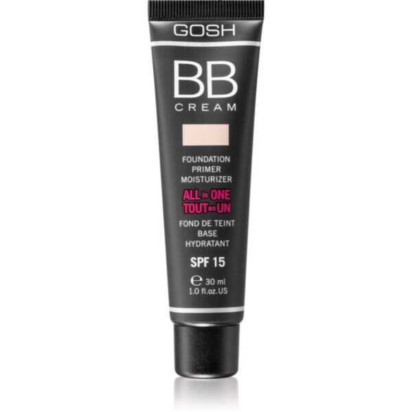 Gosh BB crema hidratanta BB SPF 15 culoare 002 Beige 30 ml-Țena