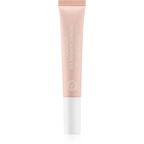 Gosh Bright'n Conceal corector iluminator impotriva pungilor de sub ochi culoare 002 Soft Pink 12 ml-ro