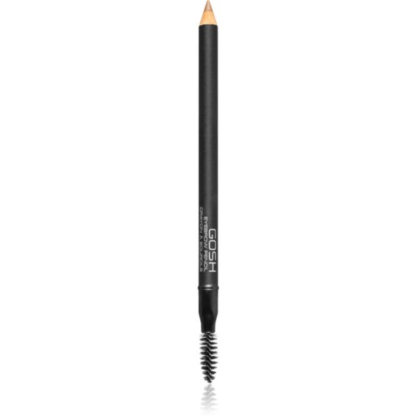 Gosh Eyebrow creion pentru sprancene cu pensula culoare 01 Brown 1.2 g-Țena
