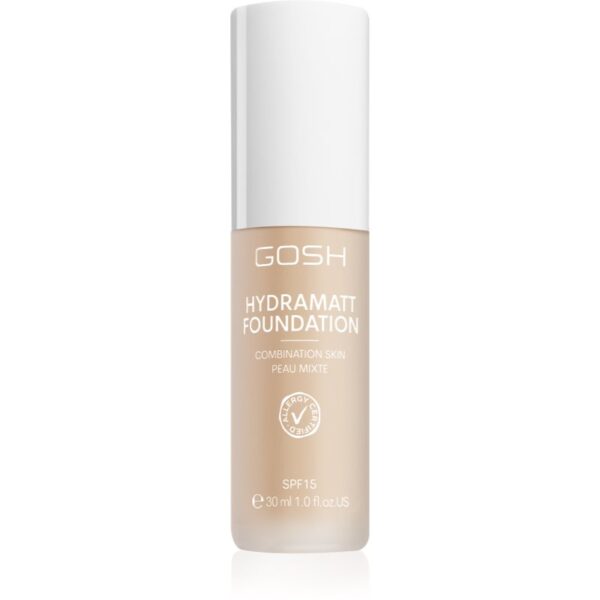 Gosh Hydramatt machiaj ușor de hidratare cu efect matifiant culoare 004R Light 30 ml-ro