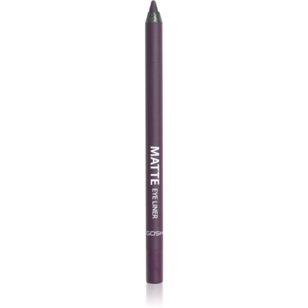 Gosh Matte eyeliner khol cu efect matifiant culoare 019 Dusty Violet 1.2 g-ro
