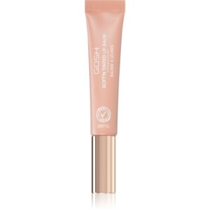 Gosh Soft`n Tinted balsam de buze tonifiant SPF 15 culoare Nougat 8 ml-Țena