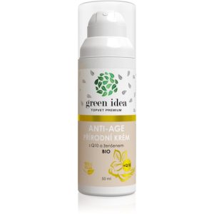Green Idea Antiage natural cream with Q10 and ginseng crema pentru ten matur 50 ml-ro