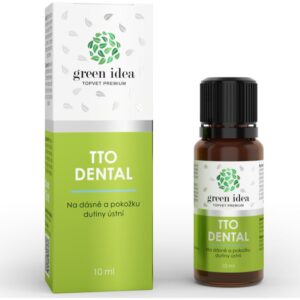 Green Idea TTO DENTAL preparat pe bază de plante pentru gingii și mucoasa bucală 10 ml-Țena
