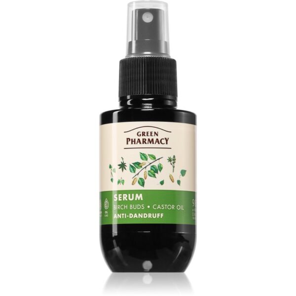 Green Pharmacy Birch Buds & Castrol Oil Care Serum ser anti matreata 100 ml-Țena