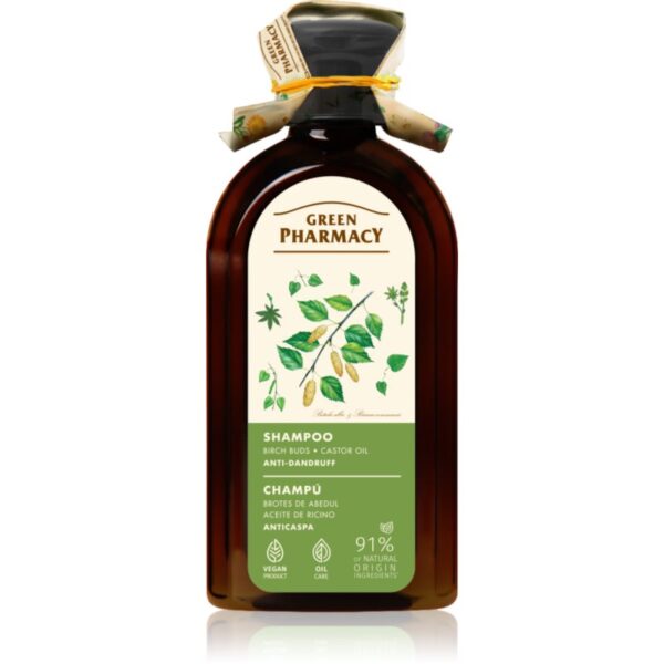 Green Pharmacy Birch Buds & Castrol Oil Shampoo sampon anti-matreata 350 ml-ro
