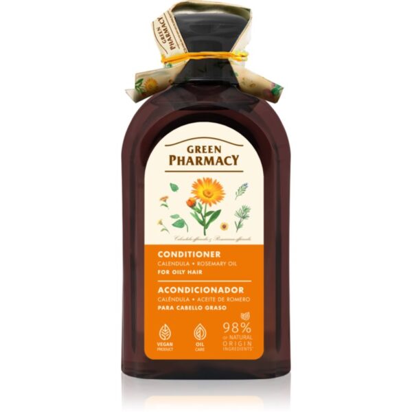 Green Pharmacy Calendula & Rosemary Conditioner balsam pentru par gras 300 ml-ro